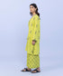Women's Pret Cambric Embroidered Green Straight Shirt